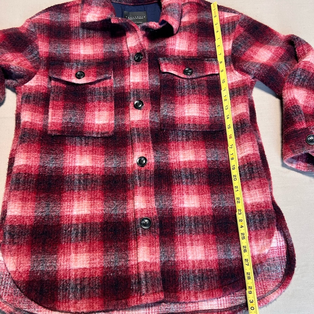 Sanctuary Town Jacket Woodland Plaid Women’s Small - Picture 10 of 16